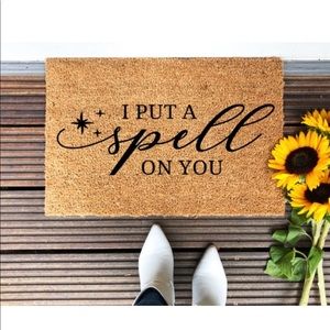 I put a spell on you Halloween doormat